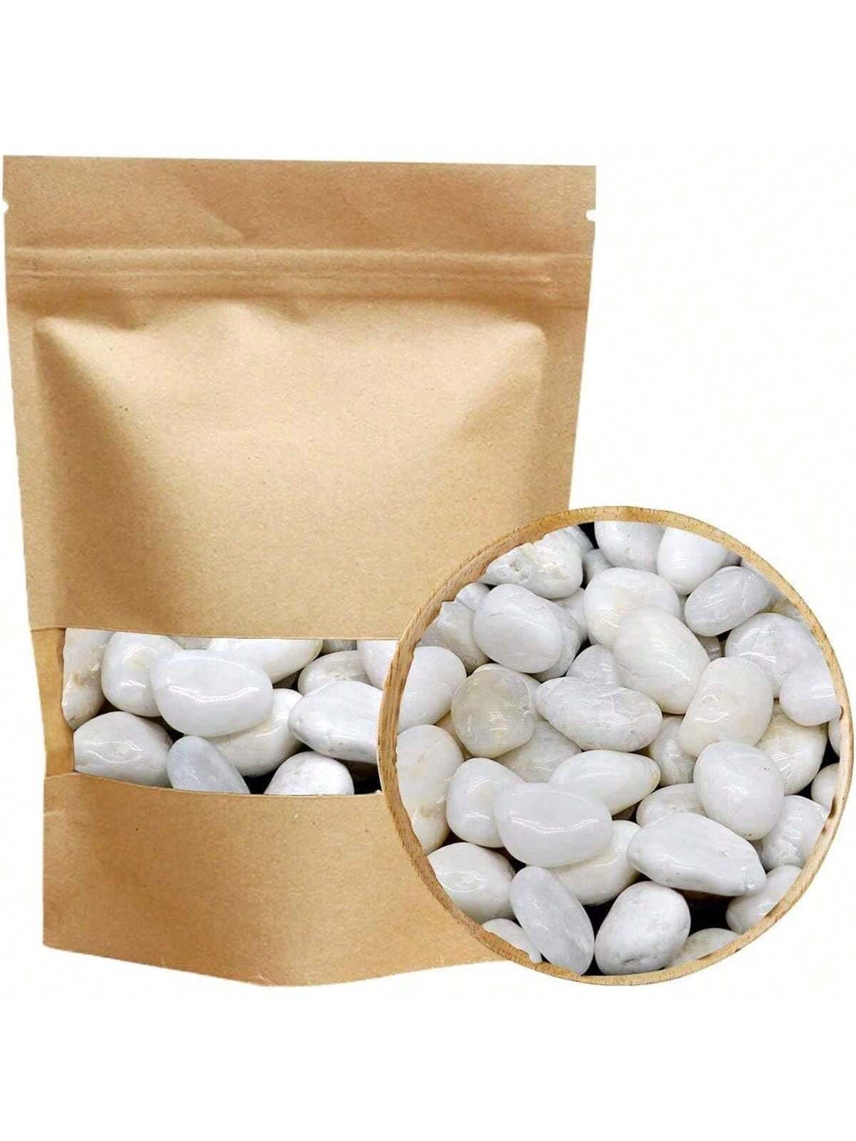 Fish Tank Gravel - River Rocks Decorative Ornamental White Pebbles