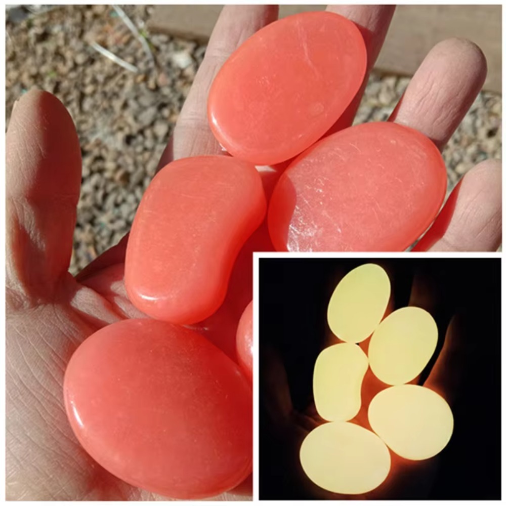 10pcs Decoration 4.5cm Luminou - Fish Tank Gravel recension och pris