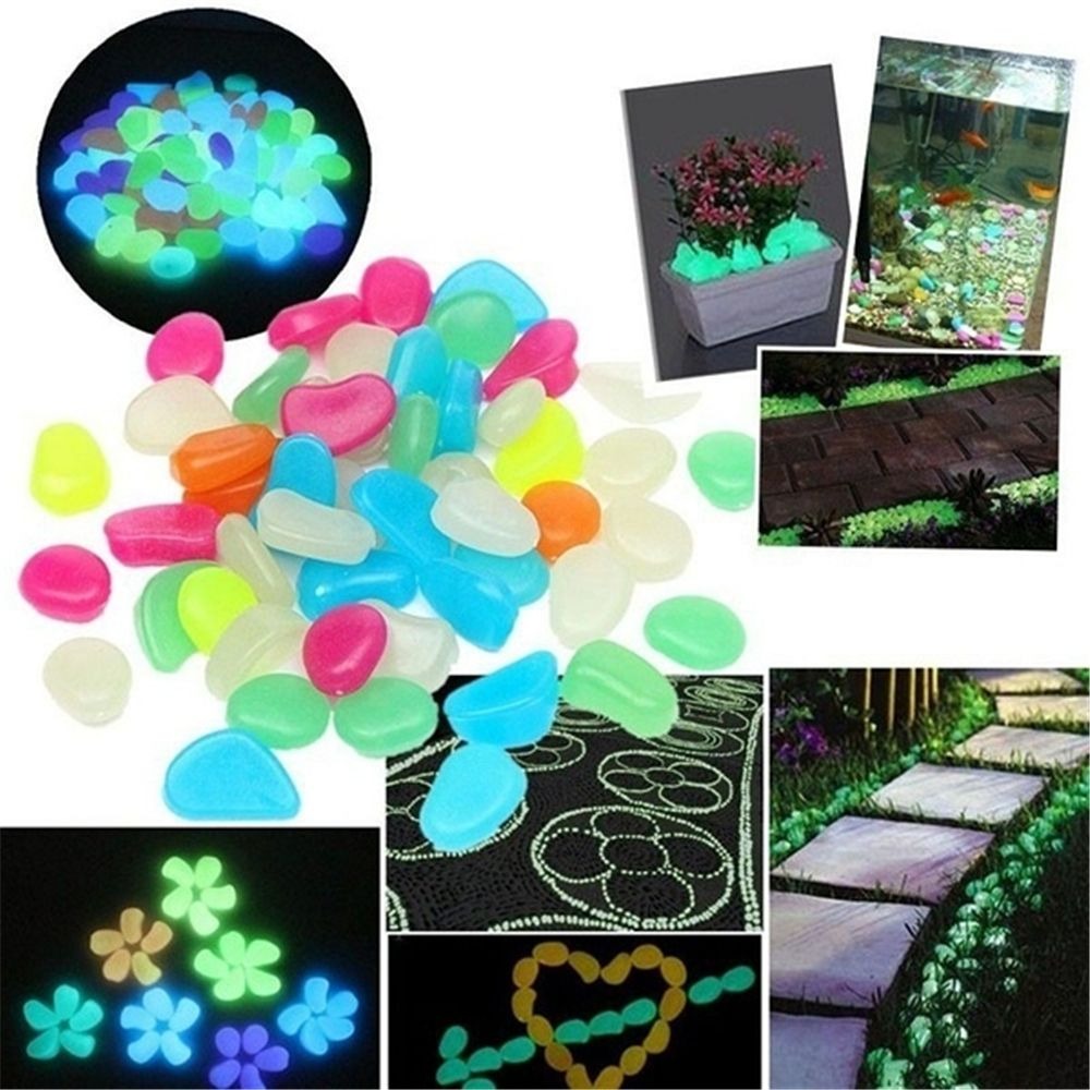 10pcs Decoration 4.5cm Luminou - Fish Tank Gravel recension och pris