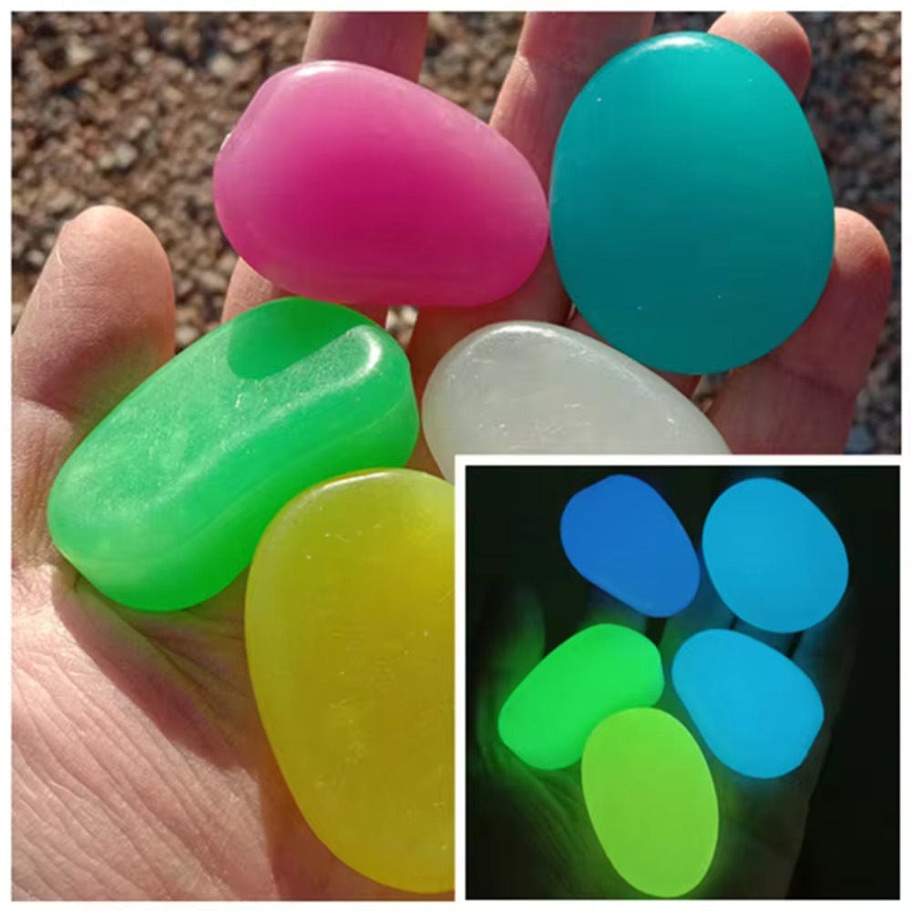 10pcs Decoration 4.5cm Luminou - Fish Tank Gravel recension och pris