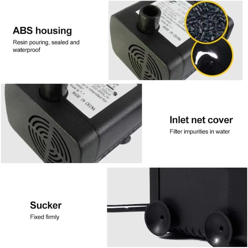 Mini Diaphragm Submersible Wat - Aquarium Pump recension och pris