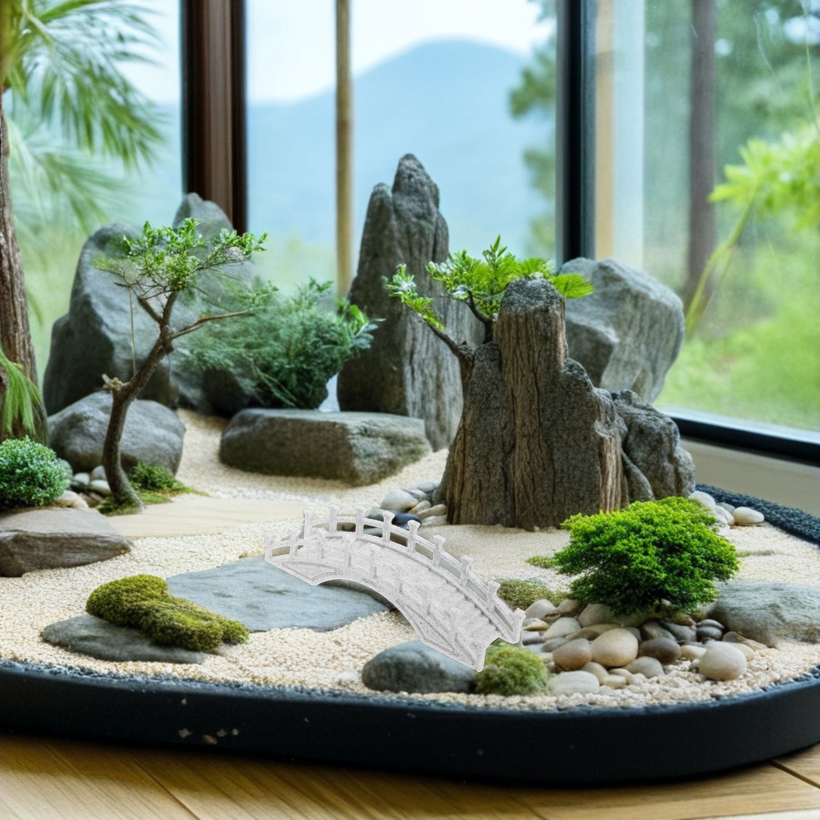 Miniature Arch Bridge Garden D - Aquarium Decor recension och pris