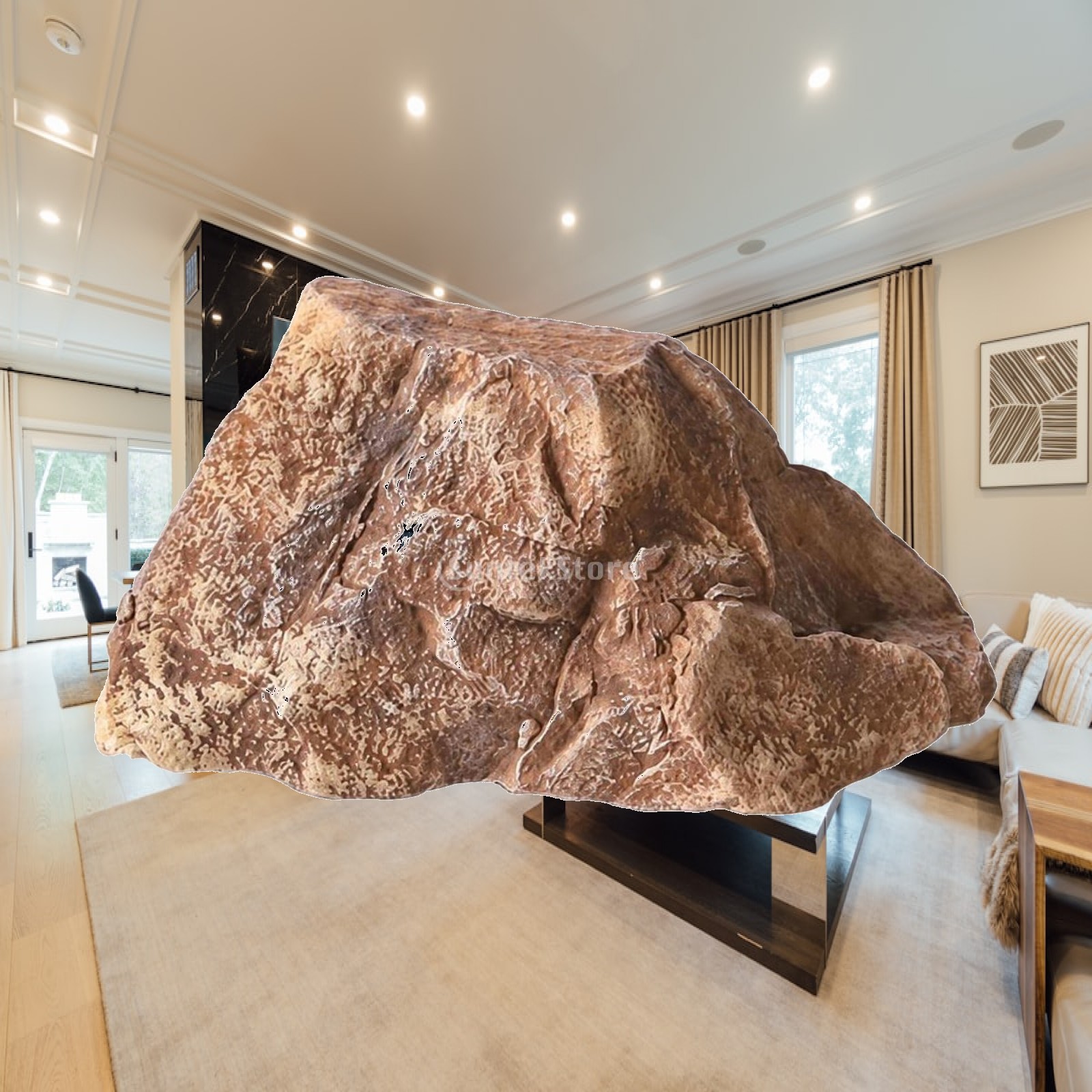 Realistic Faux Stone Sculpture - Aquarium Decor recension och pris