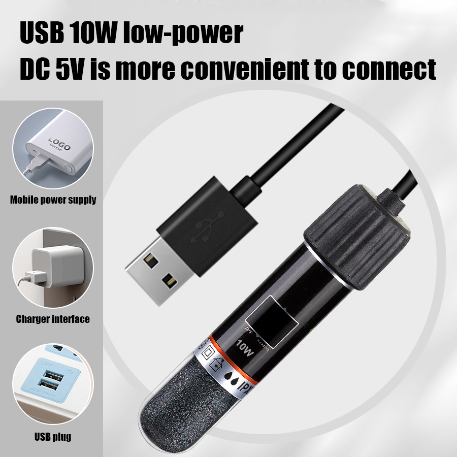 USB Mini Aquarium Heating Rod  - Fish Tank Heater recension och pris