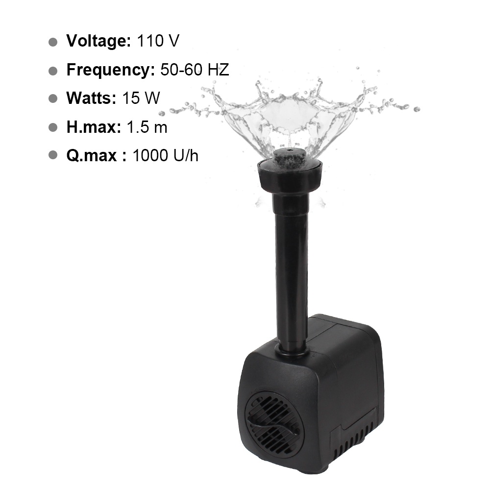 Garden Aquarium Fountain EU Pl - Aquarium Light recension och pris