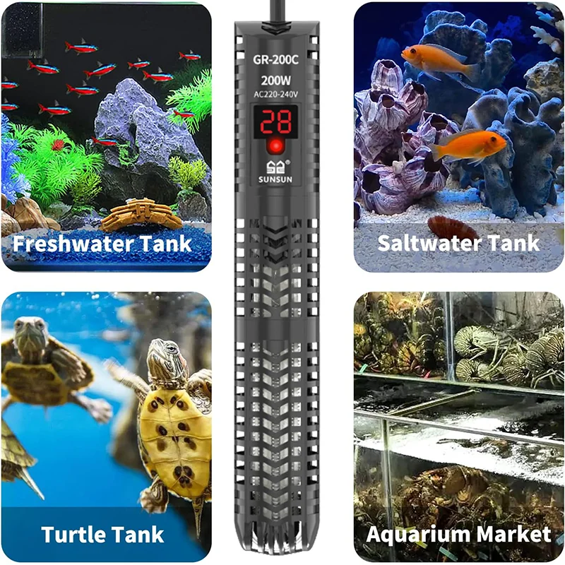 Aquariums Submersible Heater D - Fish Tank Heater recension och pris