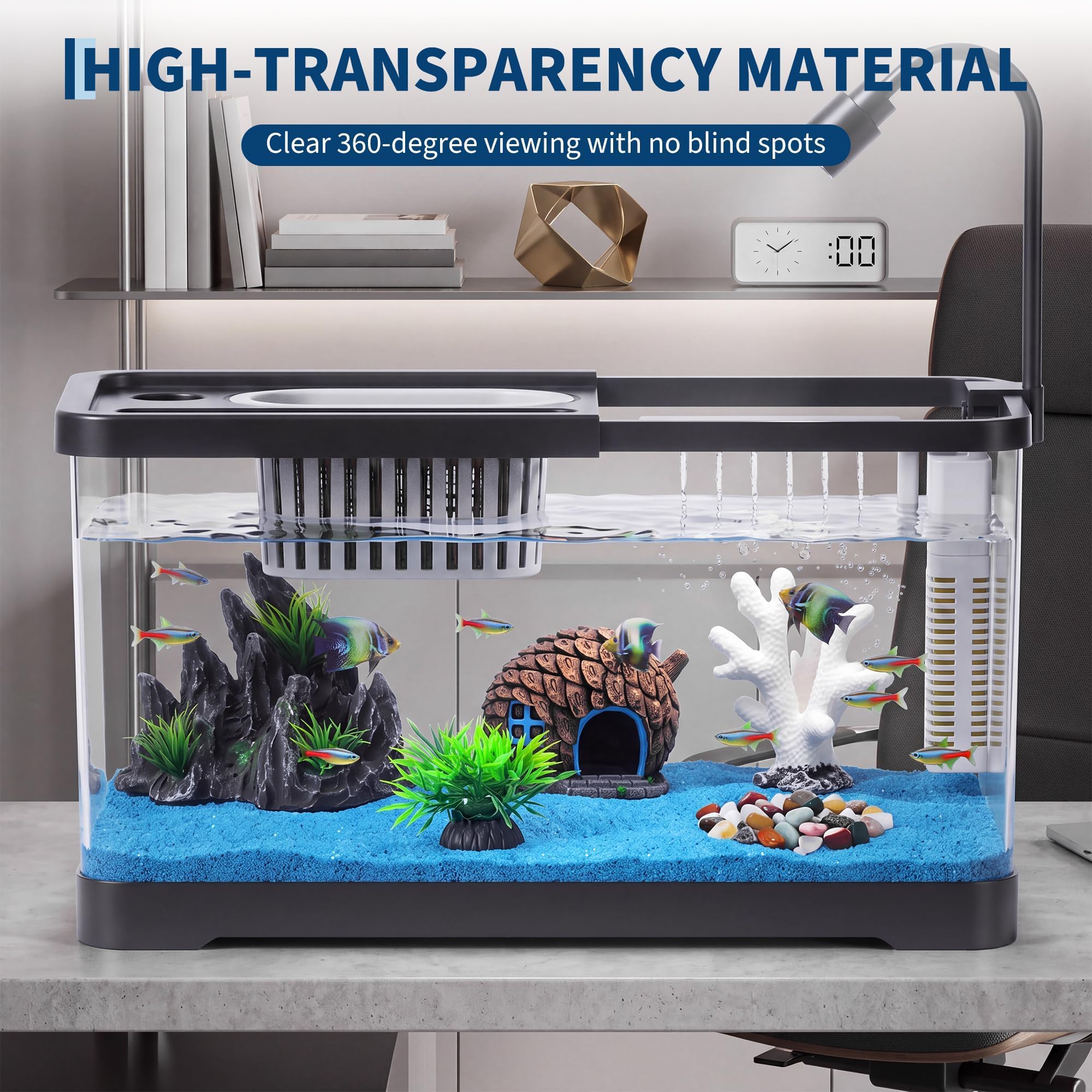 Fish Tank Starter Kit With Fil - Betta Fish Tank recension och pris