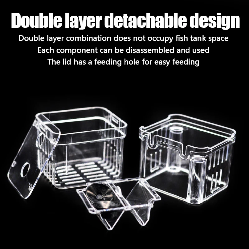 1PC Aquarium Fish Breeder Box  - Betta Fish Tank recension och pris