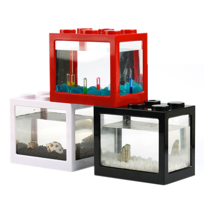 7 Color Mini Aquarium Betta Fi - Betta Fish Tank recension och pris
