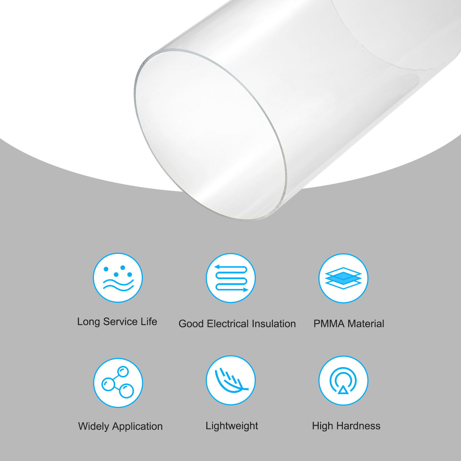 350mm Transparent Acrylic Aqua - Fish Tank Heater recension och pris