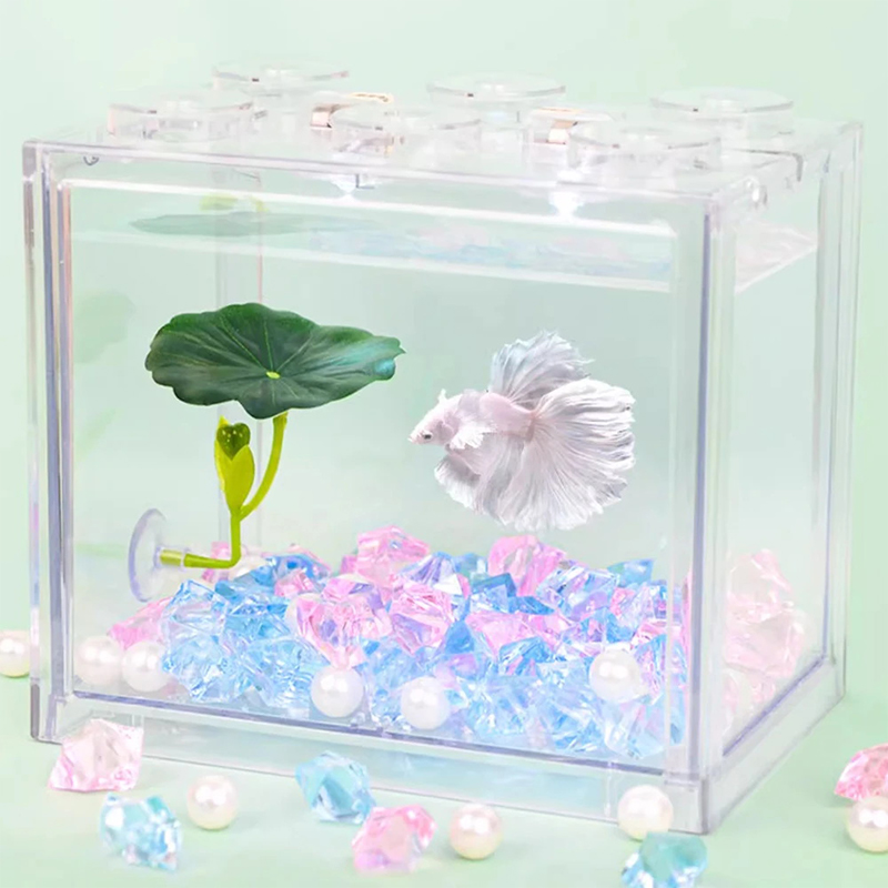 (Ce14)1/5PC Green Leaf Hammock - Betta Fish Tank recension och pris