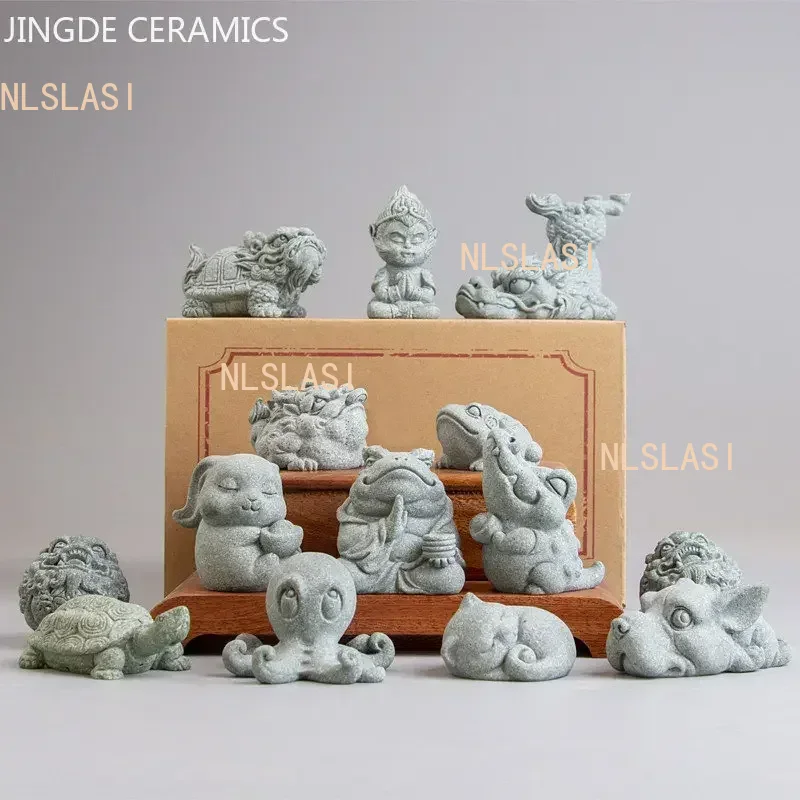 Creative Handmade Stone Tea Pe - Fish Aquarium Home recension och pris