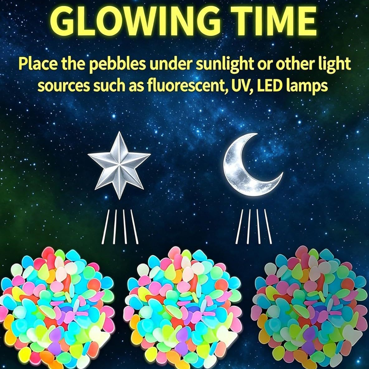 Colorful Glow In The Dark Lumi - Aquarium Light recension och pris