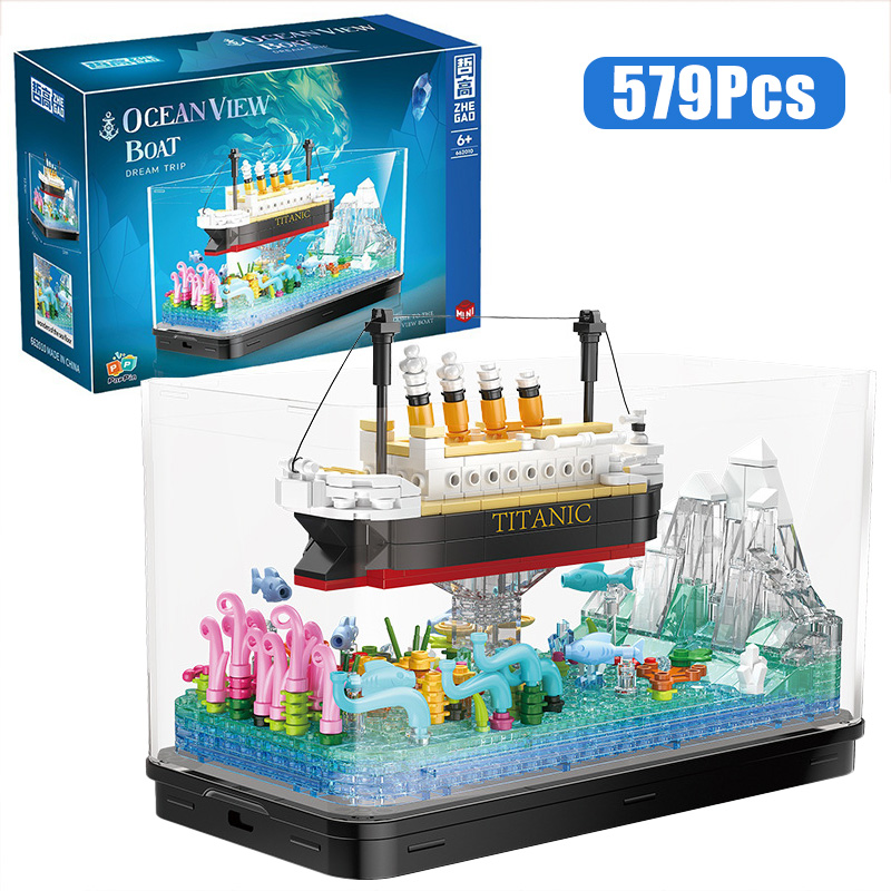 MOC Titanic Cruise Line Pirate - Aquarium Fish Keeping recension och pris