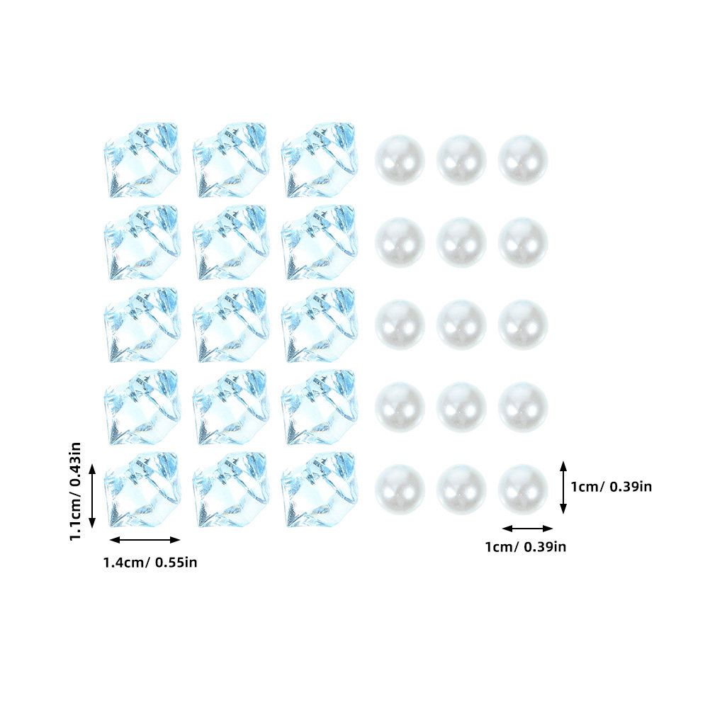 1Set Blue Crushed Plastic Bead - Aquarium Fish Tank recension och pris