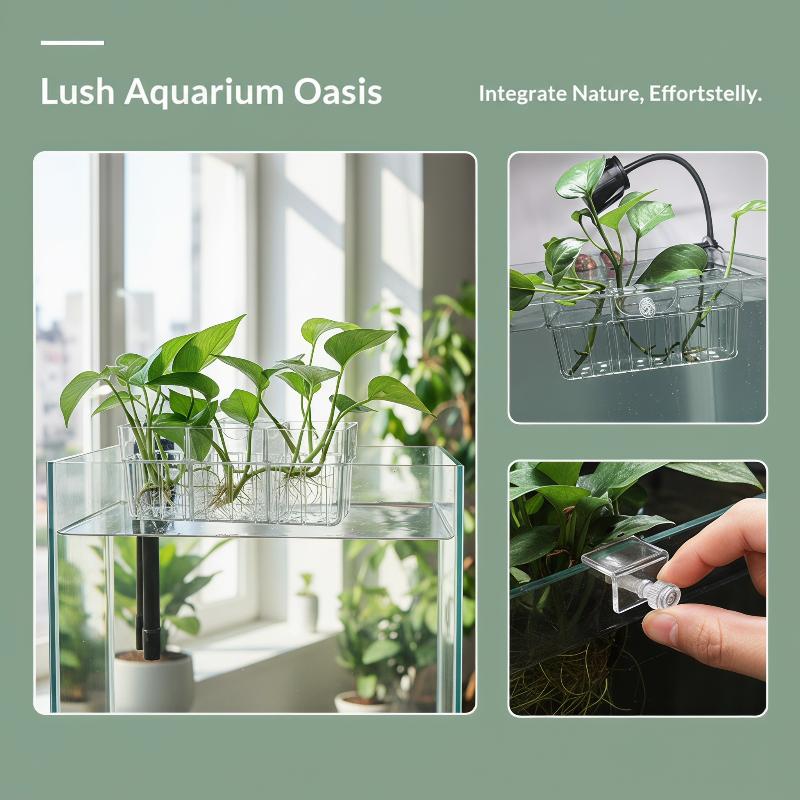 Hydroponic Plant Basket Food G - Fish Aquarium Home recension och pris