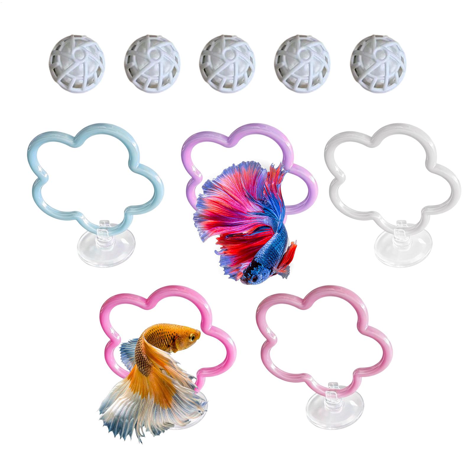 Betta Fish Toys 5 Pieces Color - Aquarium Fish Betta recension och pris