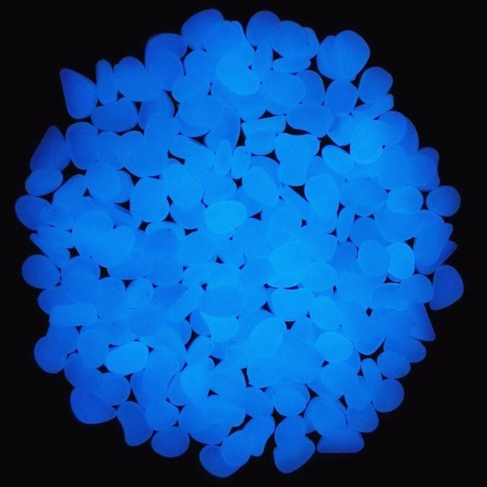 Fish Tank Rocks Glow Blue Pebb - Fish Aquarium Home recension och pris