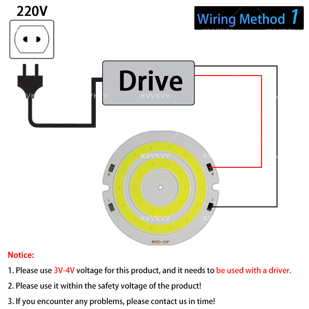 3V 4V Round COB LED Lamp Parts - Aquarium Light recension och pris