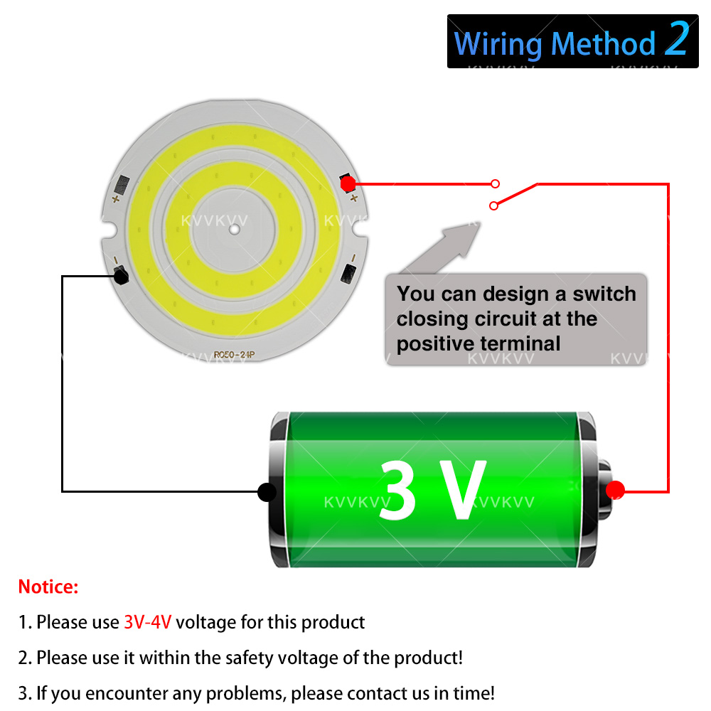 3V 4V Round COB LED Lamp Parts - Aquarium Light recension och pris