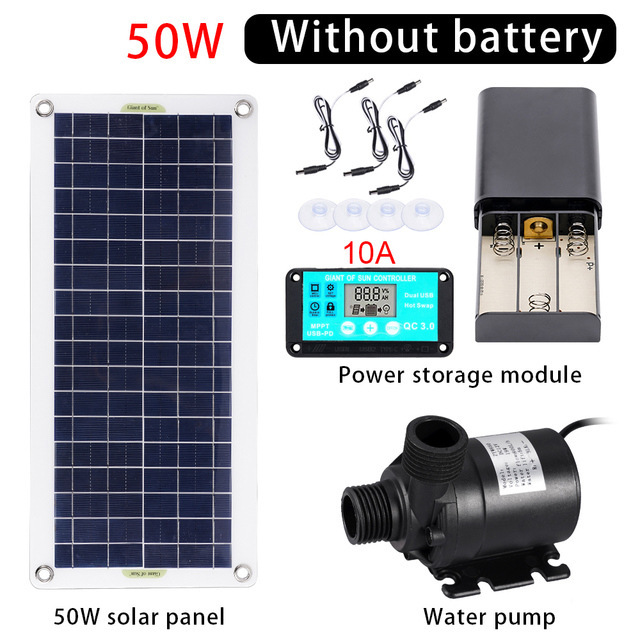 50W Solar Power Water Pump Set - Aquarium Pump recension och pris