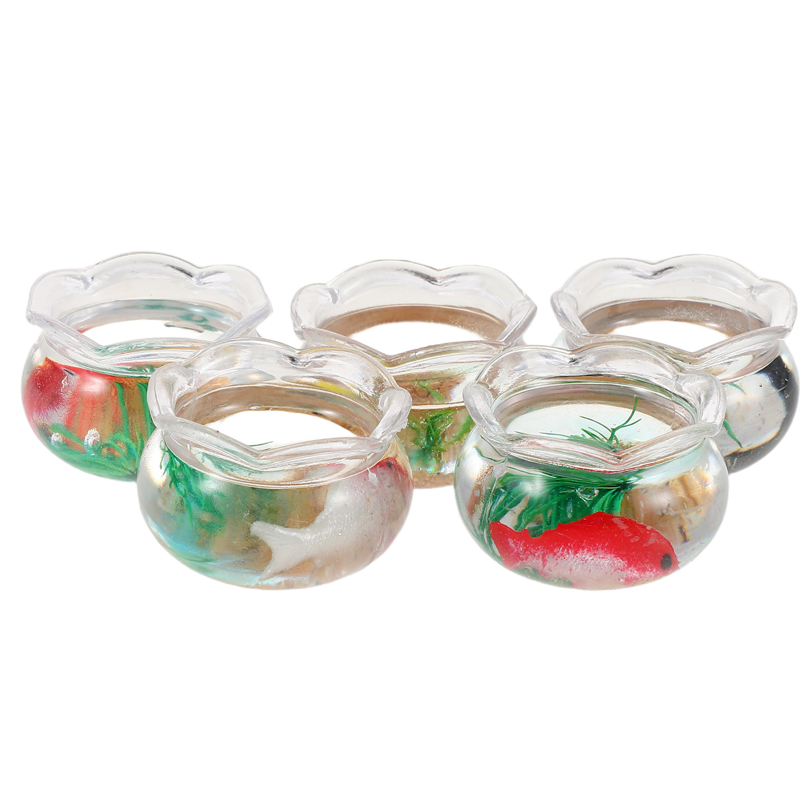 5Pcs Mini Fish Aquarium Realis - Aquarium Plants recension och pris