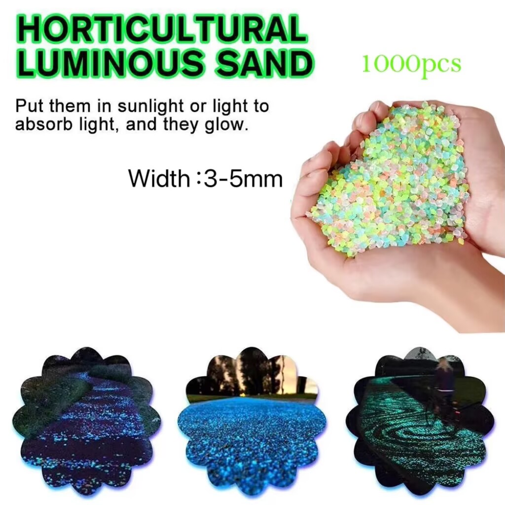 2000Pcs 3-5mm Luminous Sand Gl - Fish Aquarium Home recension och pris