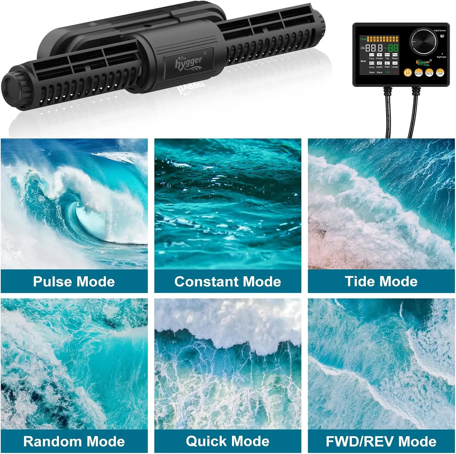 Intelligent Wave Maker for Aqu - Aquarium Pump recension och pris