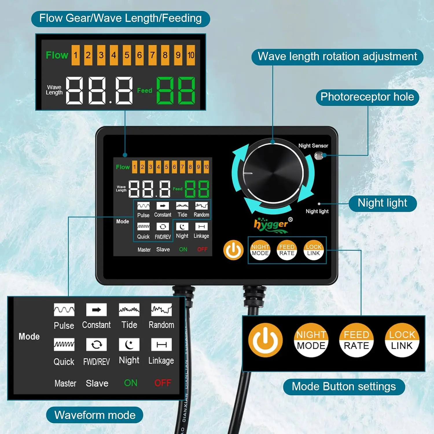 Intelligent Wave Maker for Aqu - Aquarium Pump recension och pris