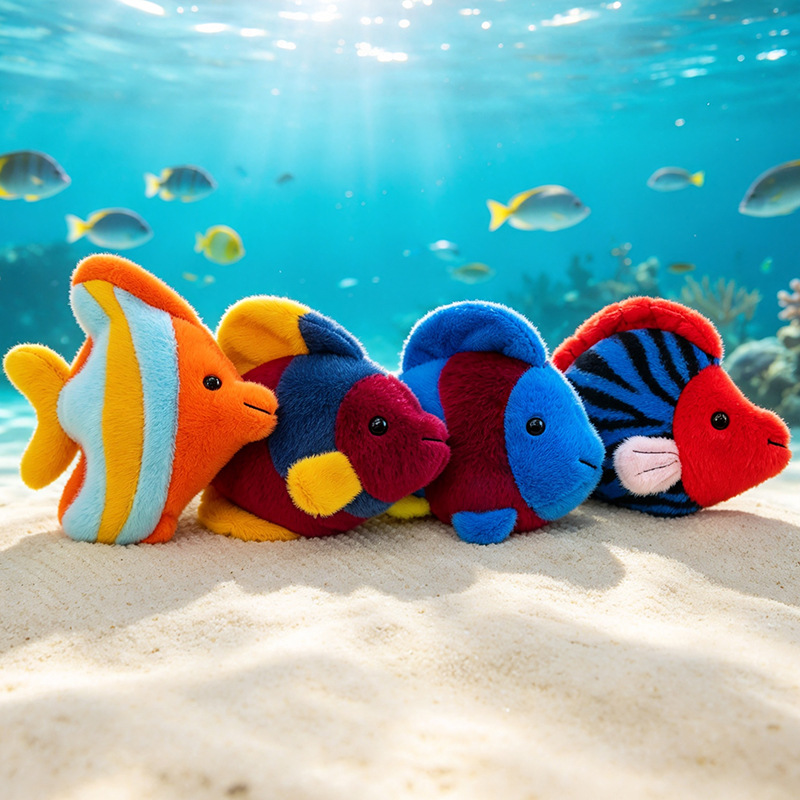 Funny Clownfish Plush Toy Cart - Aquarium Fish Keeping recension och pris