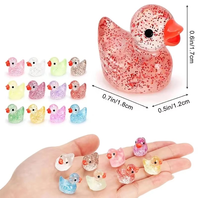 ~ Miniature resin duck with pu - Aquarium Decor recension och pris