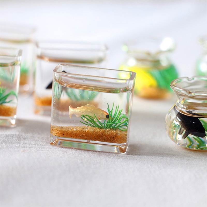 Home Ornament Doll House Decor - Fish Aquarium Home recension och pris