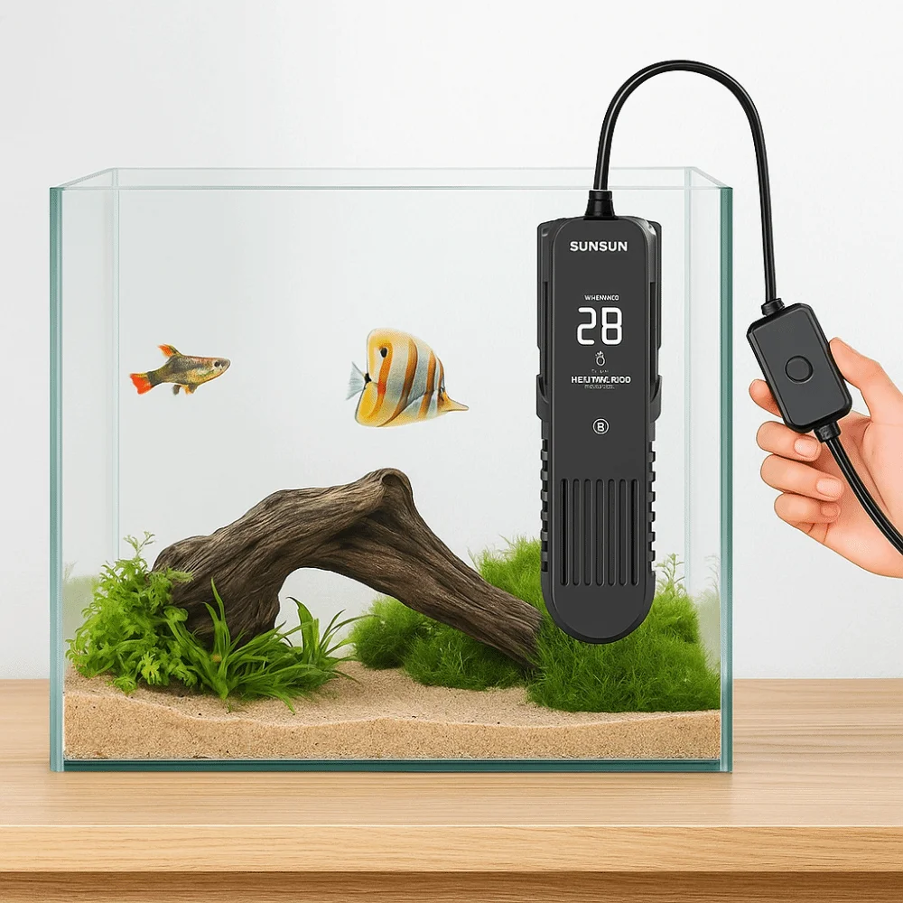 LCD Display 20-35°C Digital Fi - Fish Tank Heater recension och pris